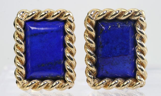 lapis cufflinks in Cufflinks