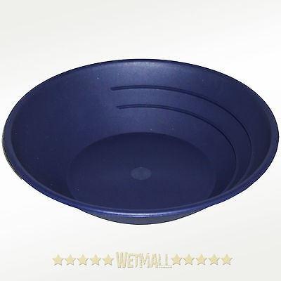 10 in Gold Panning Pan   Gold Pan Gold Nuggets Sleucing Blue   free 