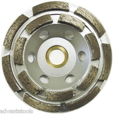 Standard Double Row Concrete Diamond Grinding Cup Wheel for Angle 