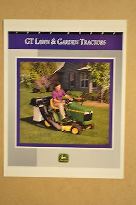 John Deere Brochure   GT Lawn & Garden Tractors   GT242 Cover riding 