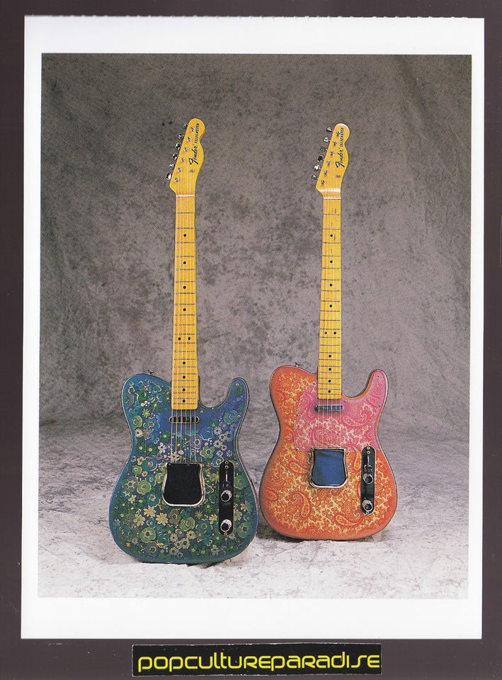 FENDER TELECASTER 1968 Guitar Ax PHOTO POSTCARD