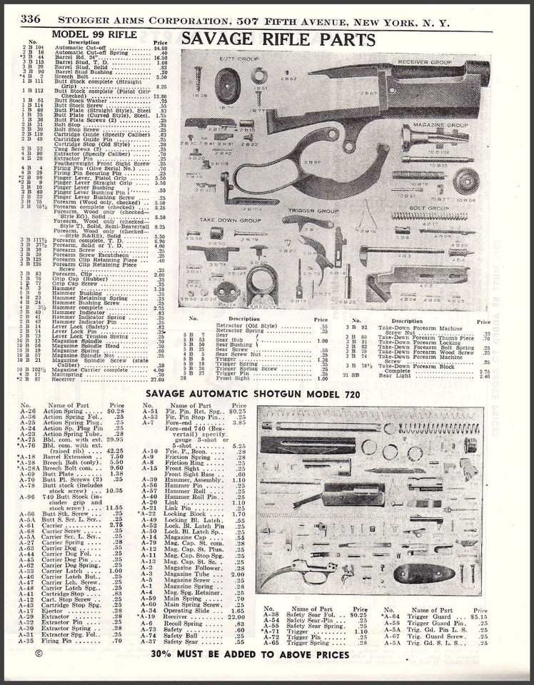 savage rifle parts in Gun Parts