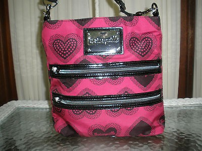 Betsey Johnson Sweet Heart Pink Crossbody Bag Betseyville NWT