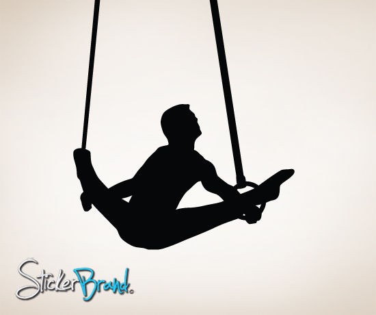 Vinyl Wall Decal Sticker Gymnastic Rings 815