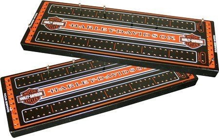 HARLEY DAVIDSON TRADITIONAL CRIBBAGE GAME BOARD