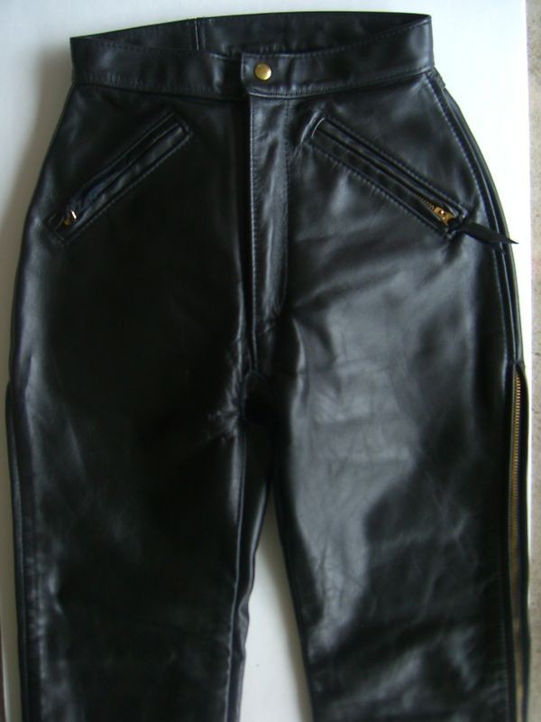 Langlitz Motorcycle Pants Black Cowhide USA made LANGLITZ BUY THE 