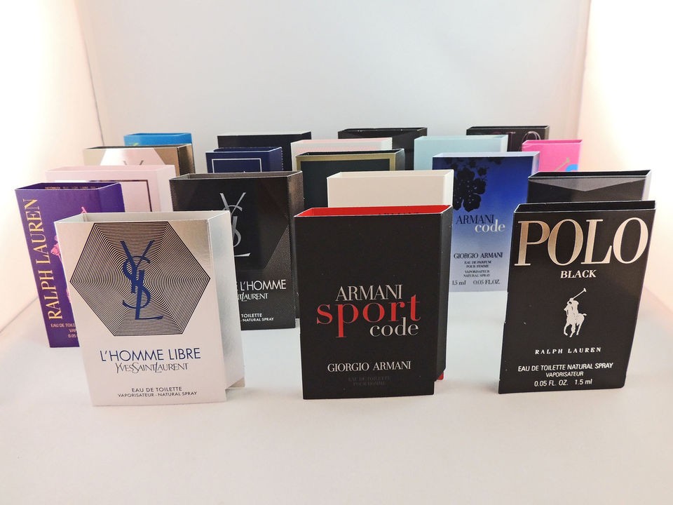   POLO BLACK BLUE GIORGIO ARMANI + MORE COLOGNE PERFUME SAMPLES NEW