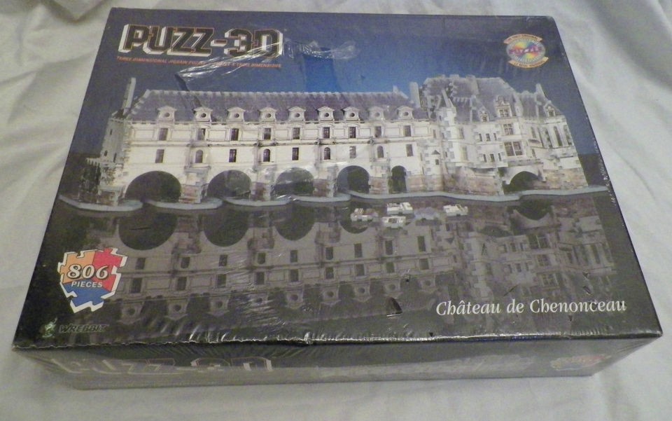   de Chenonceau Wrebbit Puzz 3D Very Difficult Jigsaw Puzzle 806pc