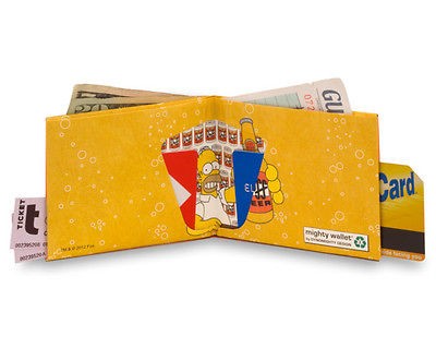 Dynomighty Duff Beer MIGHTY WALLET tyvek billfold case Homer Simpson