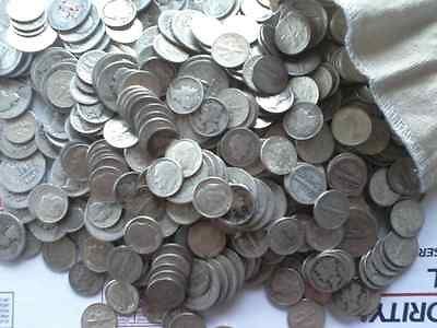   BAG 16 OZ Mixed U.S. Silver Coins Junk Silver Coins 1964 and previous