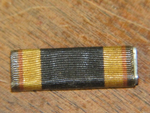 Original WWI US Army of Occupation medal ribbon bar slide on type