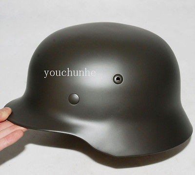 WW2 GERMAN ARMY M35 HELMET MATTE FIELD GREY  31766