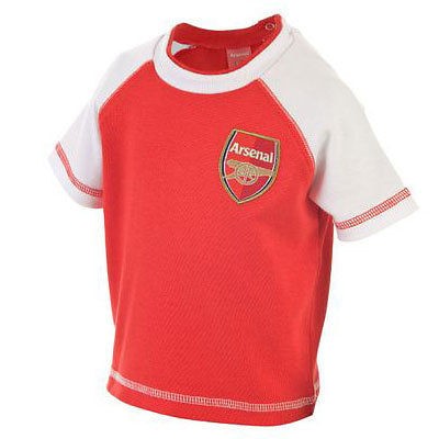 ARSENAL FC BABY T SHIRT 12 18mths 86cm EMIRATES GUNNERS GIFT FOOTBALL 