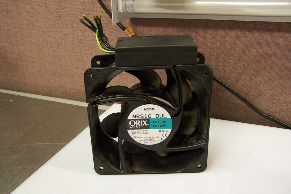 ORIX BRUSHLESS AC COOLING FAN 100/115 VAC MODEL No. MRS16 BUL