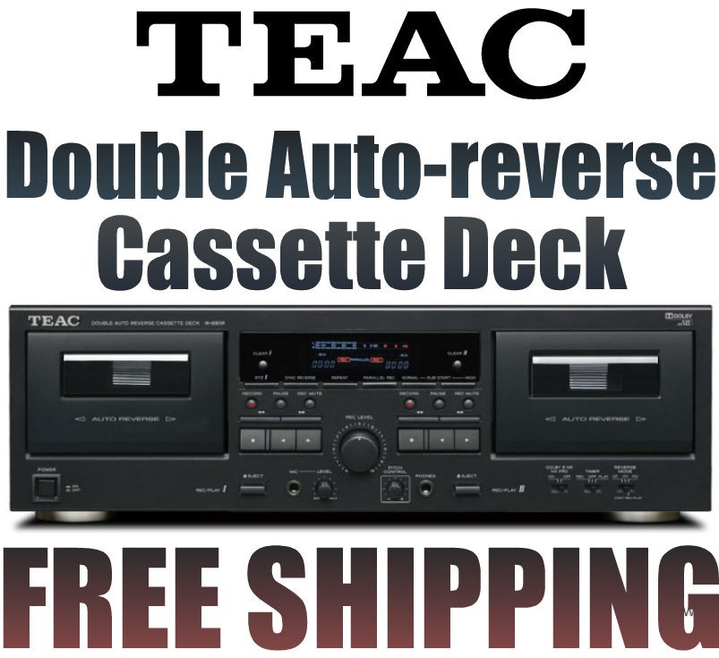 TEAC W 890R Double Auto reverse Cassette Deck and Recorder TEAC 