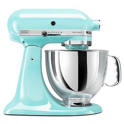 KitchenAid Ice Blue Artisan 5 Quart Stand Mixer KSM150PSIC Works 