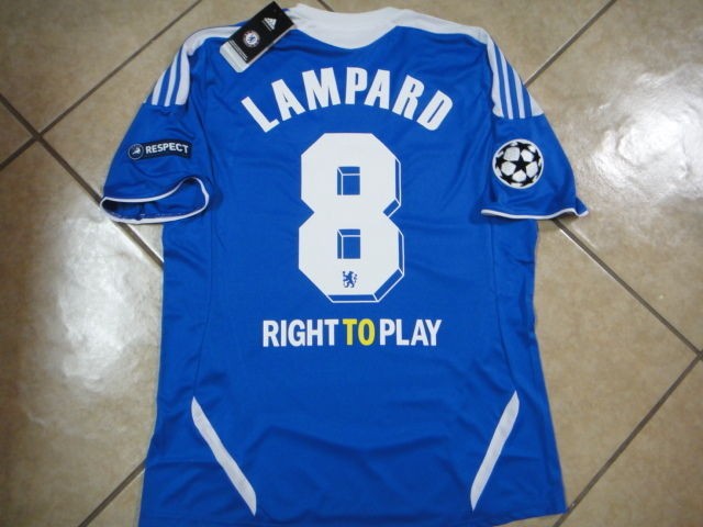   CHELSEA FOOTBALL SHIRT LAMPARD JERSEY AUTHENTIC FINAL BAYERN MUNICH