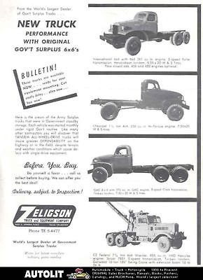 1943 1956 International Chevrolet GMC Federal Wrecker