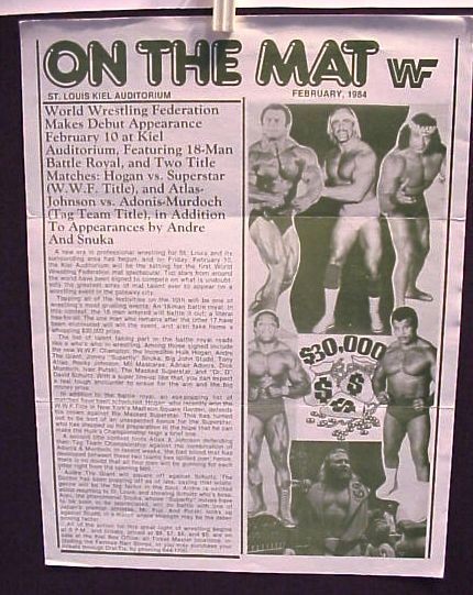 st louis wrestling in Vintage Sports Memorabilia