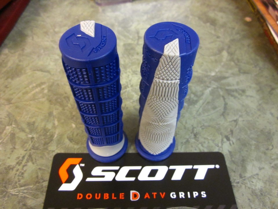 Scott Duece Blue ATV Grips TRX YFZ YFM LTR LTZ KTM KFX KSF LTE L@@K 