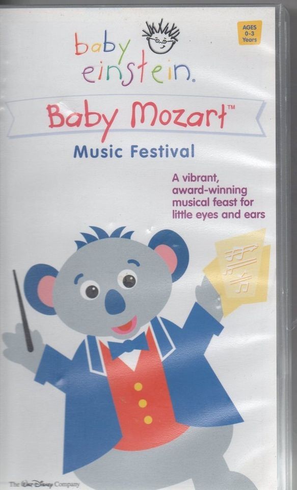 Baby Einstein   Baby Mozart   Music Festival VHS PAL Video