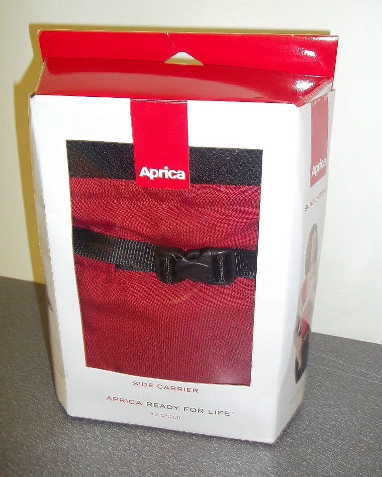Aprica Side Baby Carrier Sling Premiere Red + Pouch New