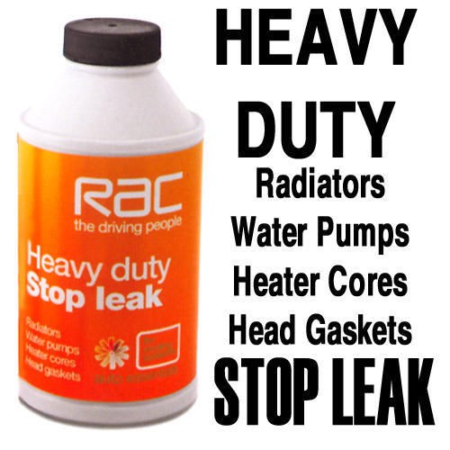 Car Van Radiator Heavy Duty Stop Leak Sealer By RAC For Heater Core 