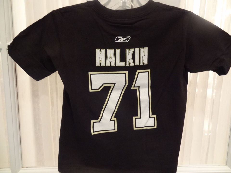 NWT Reebok Pittsburgh Penguins Evengi Malkin Toddler Tee  Sizes 2T 