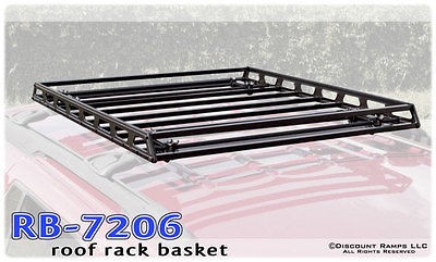 ROOF RACK CARGO CAR TOP LUGGAGE CARRIER BASKET CARTOP (RB DLX V2)