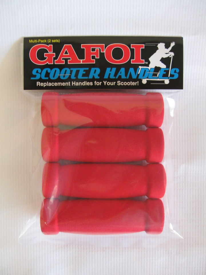 Scooter Handles Grips for Razor Scooters (Multi Pack) 2 Red Sets