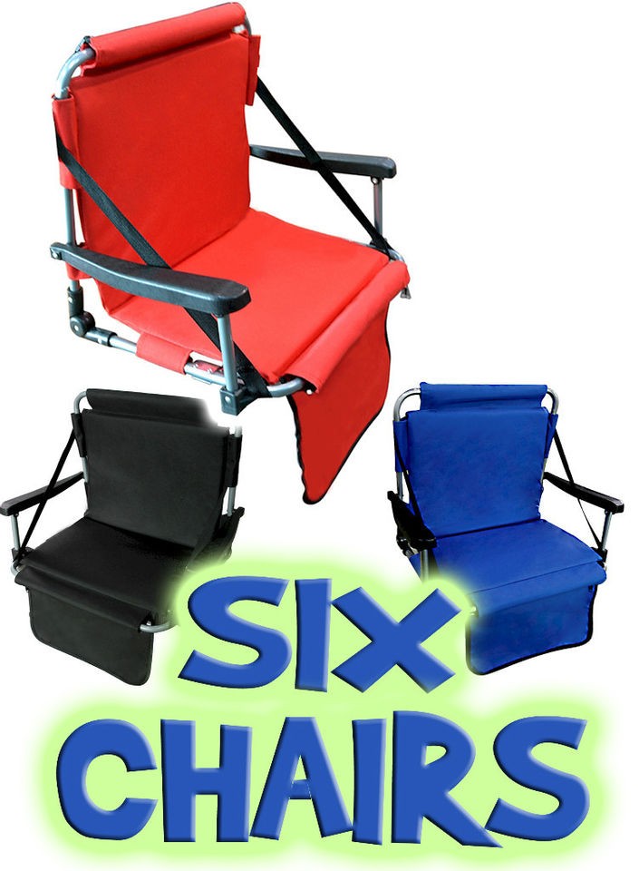 Barton Outdoors™ Stadium Chairs w/ Armrests & Back   Bleacher Seat 