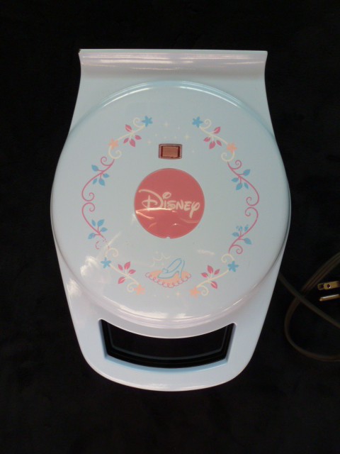   Cinderella Prince Charming Princess 8 Blue Waffle Maker VillaWare