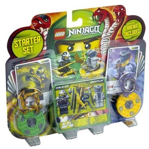 LEGO NINJAGO 9579 Starter Set Power Up Your Spinjitzu Battles 62 PCS 