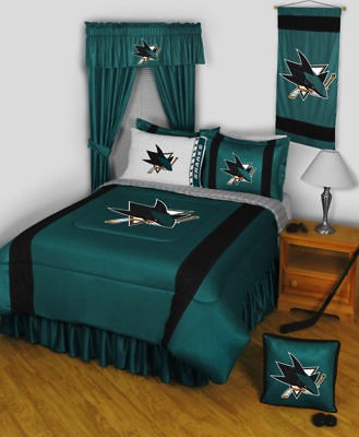 NEW NHL San Jose Sharks Full/Queen Comforter