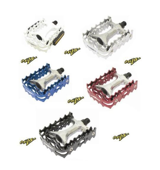 NEW Onza VP 548 Trials MTB Dirt BMX Bike Pedals Silver