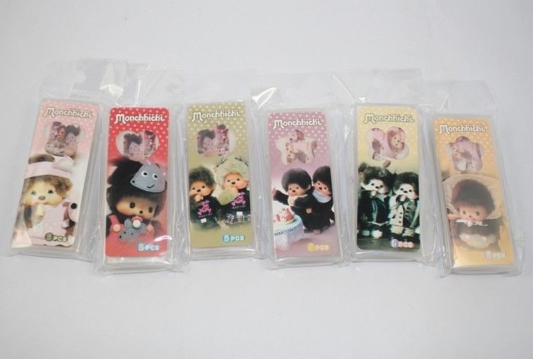 Box Cute MONCHHICHI Bandaid,Cartoo​n Lovely Bandaid Box (5Pcs/Box 