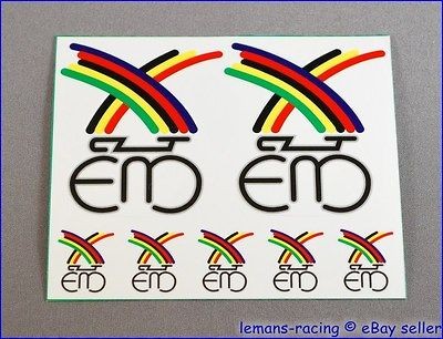 Eddy Merckx Vintage Frame Fork Bike Decals Stickers Cycle Bicycle