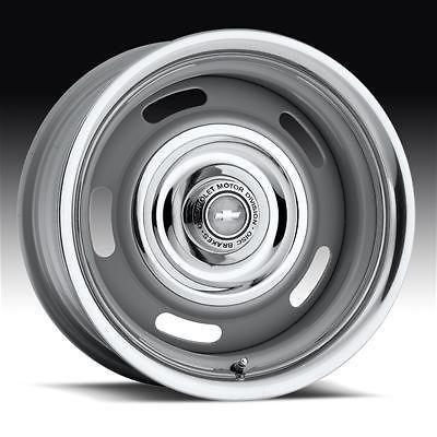 Wheel 55 Series Silver Rallye Wheel 15x10 5x4.75 BC Set of 2