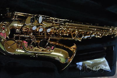 NEW SAXAPHONE/SA​XAPHONES ALT​O SAXOPHONE GOLDEN SAX