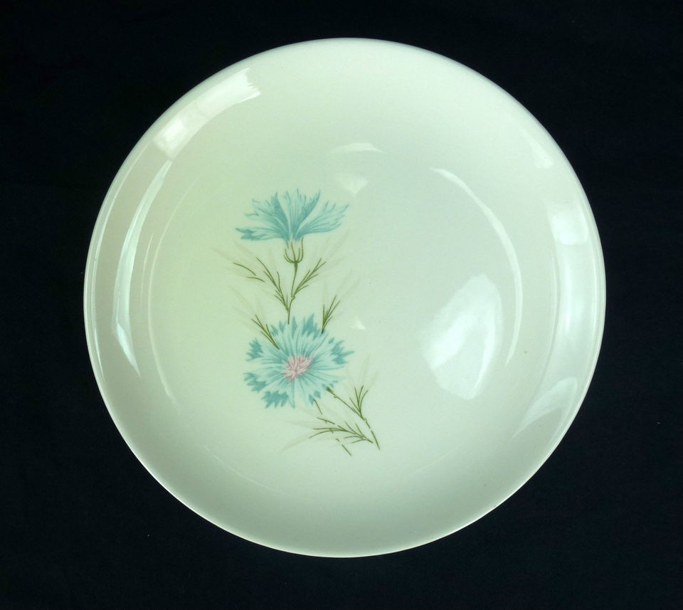   Taylor Smith Taylor TS&T China Bread and Butter Plate Blue Flowers