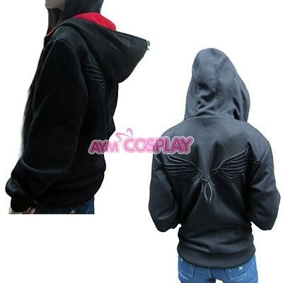   Creed Naruto Desmond Miles Cosplay Costume Hoodie Coat Jacket 890