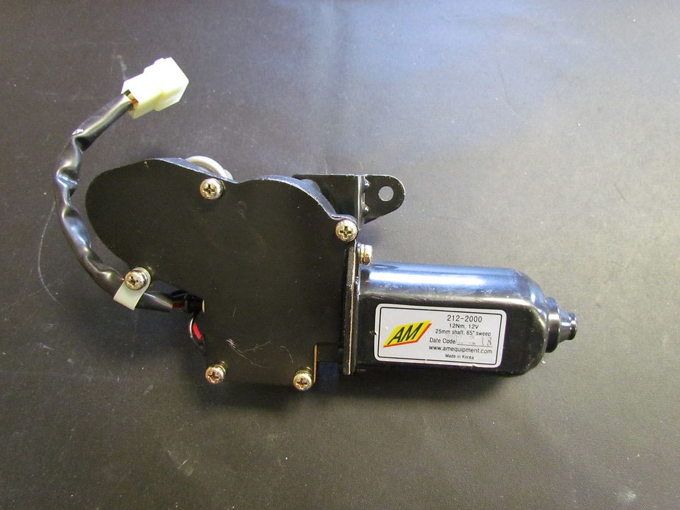 AM WINDSHIELD WIPER MOTOR 212 2000 12 VOLT 65 DEGREE SWEEP MARINE BOAT