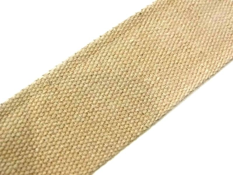 Natural (41) Cotton Webbing Belting Fabric Strap Bag Making Thick 