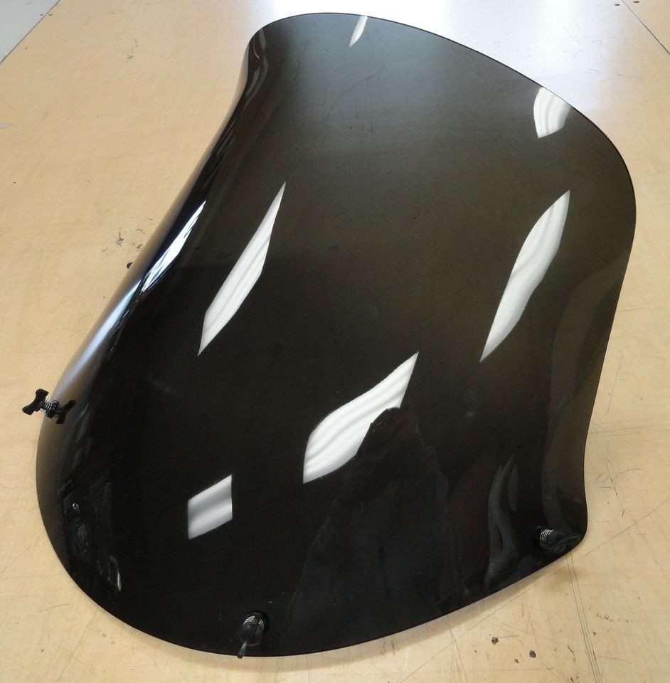 TINTED PLEXIGLAS WINDSHIELD 21 1/2 X 11 X 8 1/2 MARINE BOAT