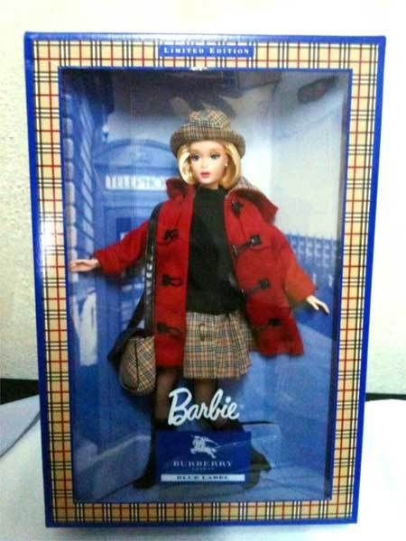 1999 BARBIE Japan Burberry exclusive Blue Label   NRFB