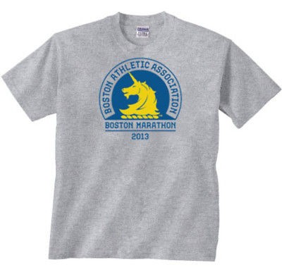 Boston Marathon 2013 running event t shirt