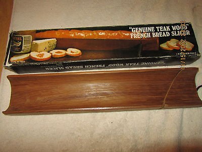 Kidde Gailstyn Sutton Genuine Teakwood French Bread Slicer