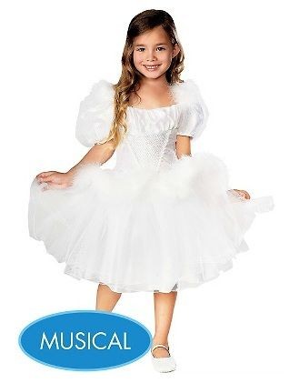 Toddler Girls Music Box Swan Lake Ballerina Musical Costume 2T 4T