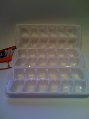 New 3 Pack Classic Ice Makers Cube Freez Flex Trays Kitchen 