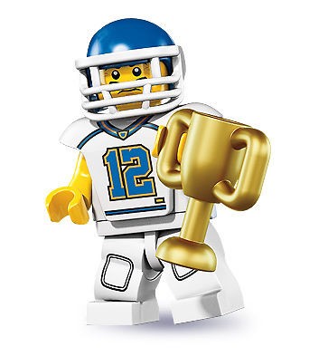 LEGO MINIFIGURE – Football Player   SERIES 8  NEW 